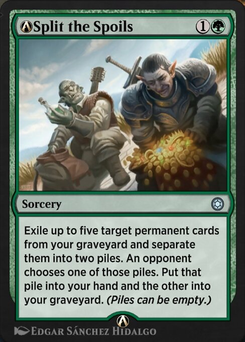 A-Split the Spoils highlighted card art