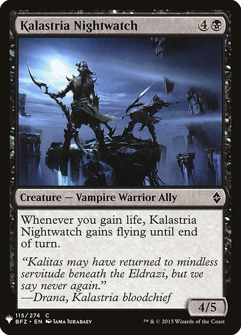 Kalastria Nightwatch from The List