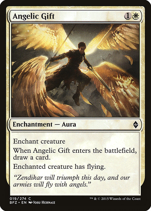 Angelic Gift from Battle for Zendikar