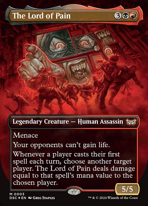 The Lord of Pain highlighted card art