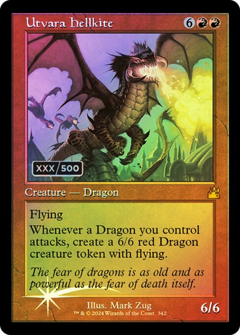 Utvara Hellkite from Ravnica Remastered