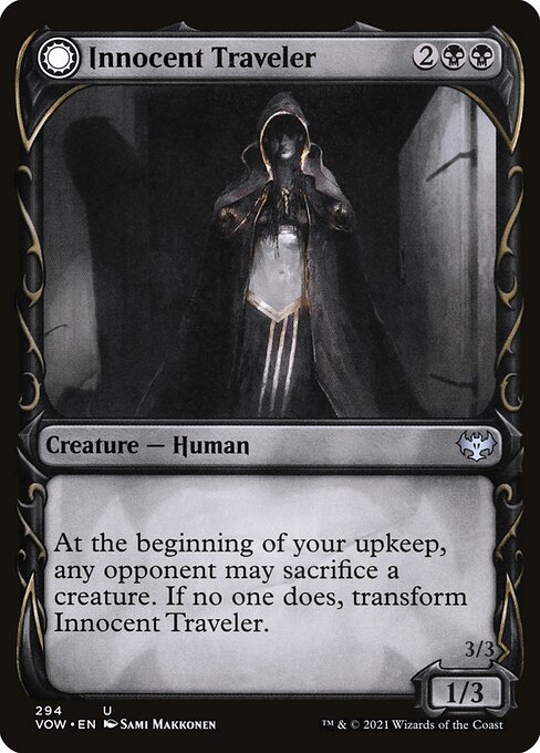 Innocent Traveler // Malicious Invader from Innistrad: Crimson Vow
