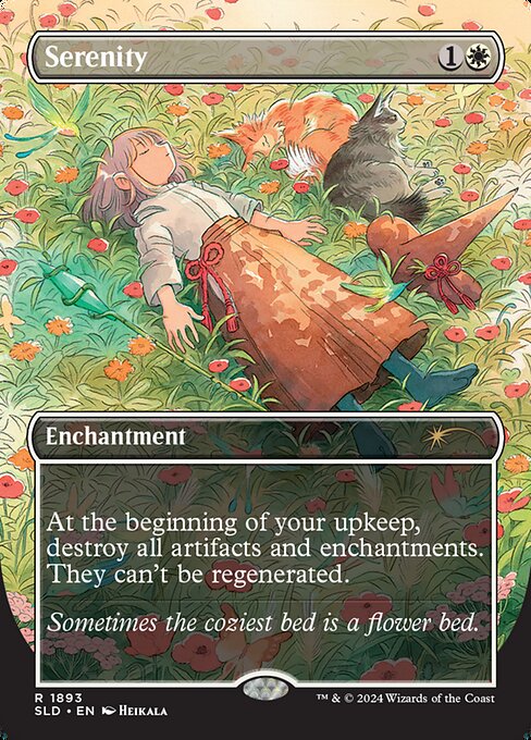 Serenity highlighted card art