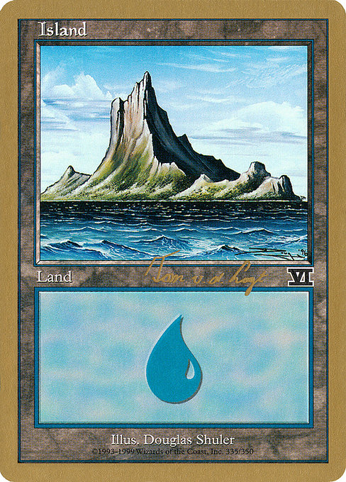 Island from World Championship Decks 2000
