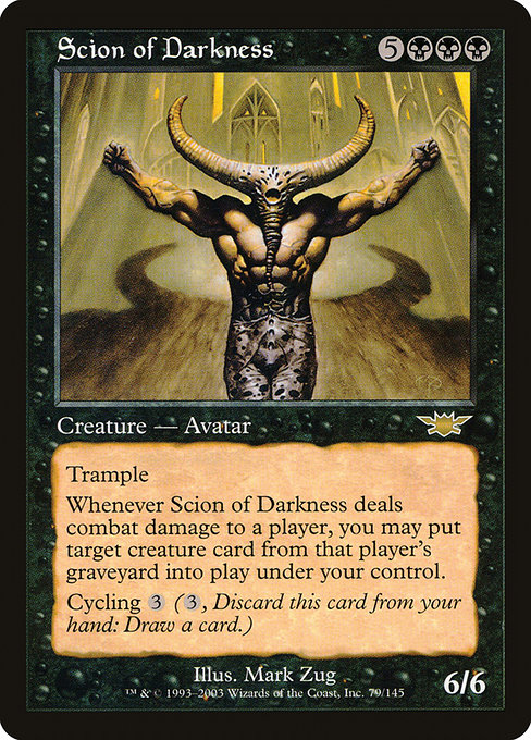 Scion of Darkness from Legions