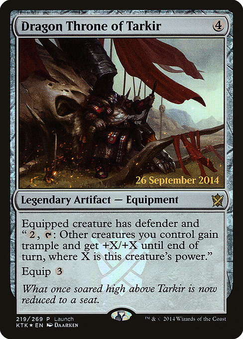Dragon Throne of Tarkir from Khans of Tarkir Promos