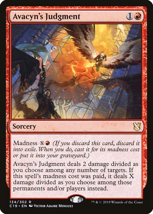 Avacyn's Judgment from Commander 2019