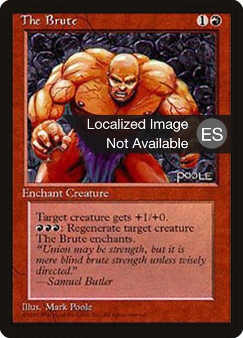 The Brute from Fourth Edition Foreign Black Border