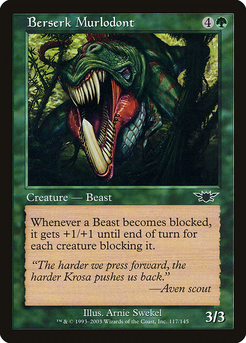 Berserk Murlodont highlighted card art