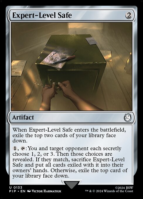 Expert-Level Safe highlighted card art