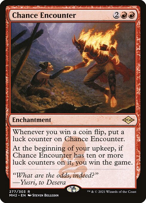Chance Encounter highlighted card art