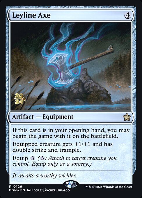 Leyline Axe from Foundations Promos