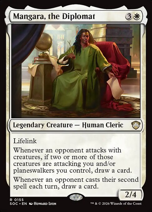 Mangara, the Diplomat from Secrets of Strixhaven Commander