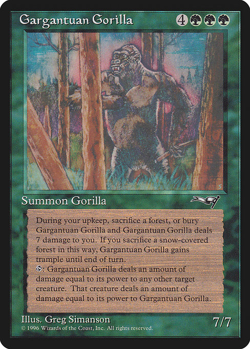 Gargantuan Gorilla from Alliances