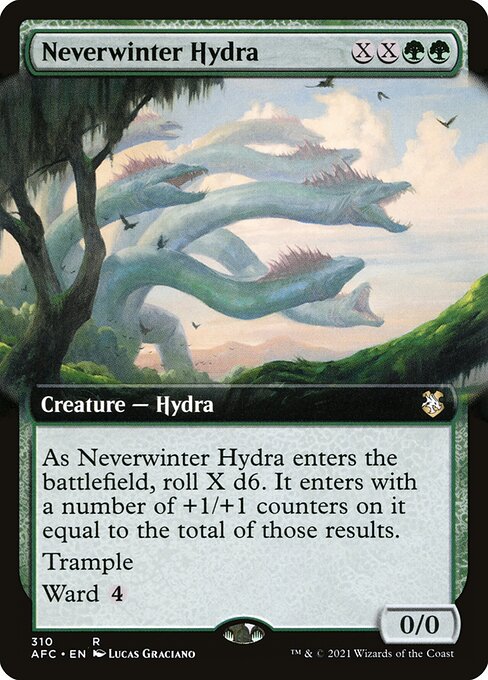 Neverwinter Hydra highlighted card art
