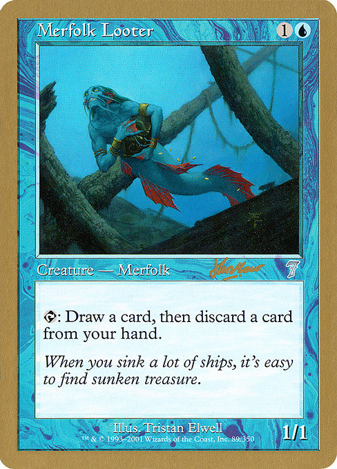 Merfolk Looter from World Championship Decks 2002