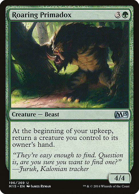 Roaring Primadox highlighted card art