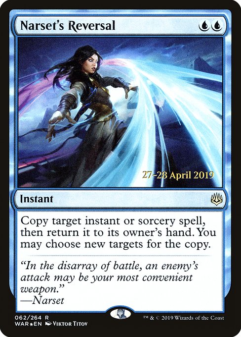 Narset's Reversal from War of the Spark Promos
