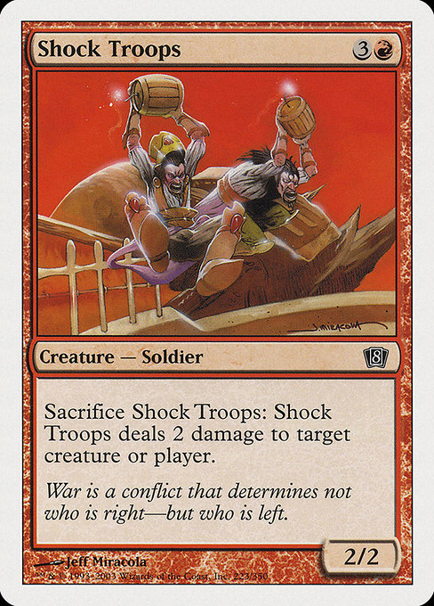 Shock Troops highlighted card art