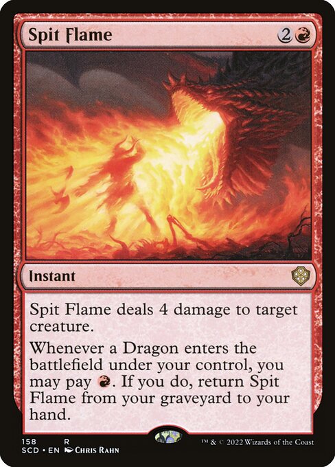 Spit Flame from Starter Commander Decks