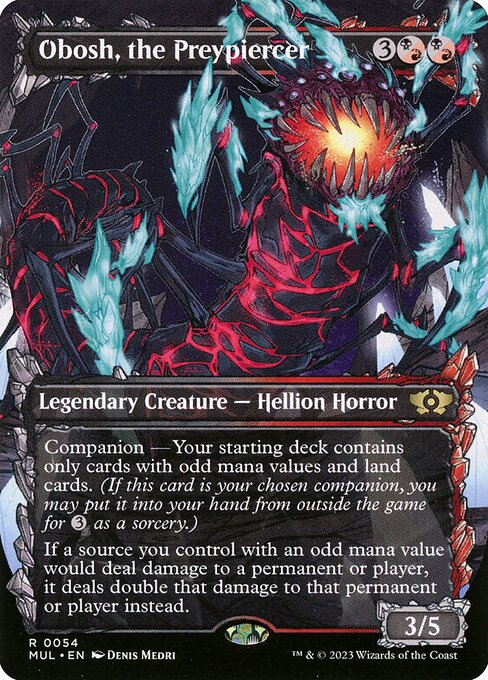 Obosh, the Preypiercer highlighted card art