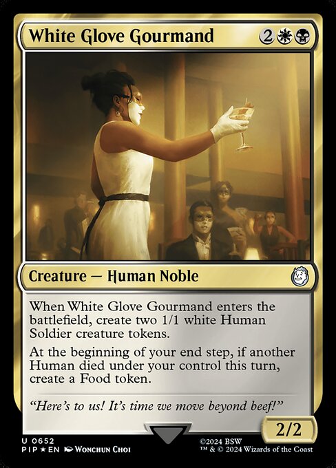 White Glove Gourmand highlighted card art