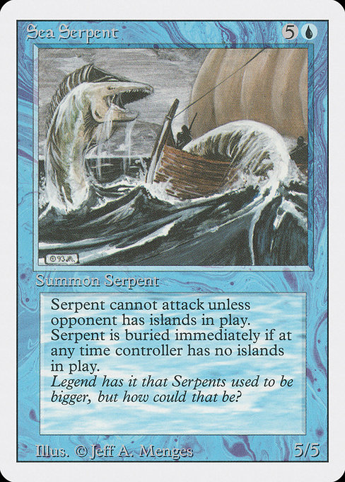 Sea Serpent from Revised Edition