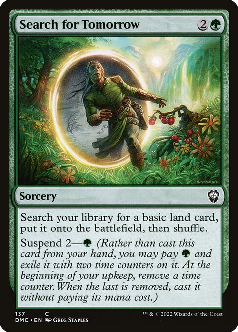 Search for Tomorrow from Dominaria United Commander