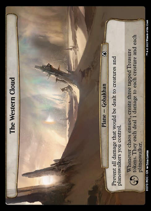 The Western Cloud highlighted card art