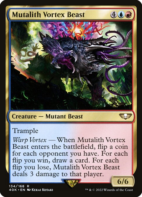 Mutalith Vortex Beast from Warhammer 40,000 Commander
