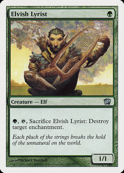 Elvish Lyrist from Eighth Edition