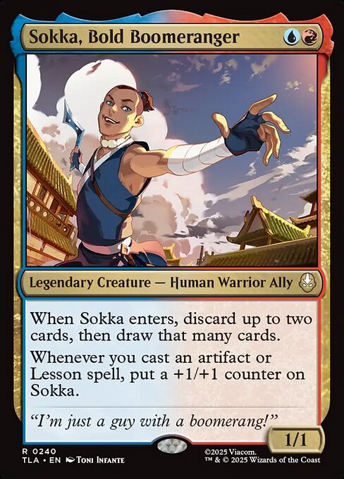 Sokka, Bold Boomeranger from Avatar: The Last Airbender