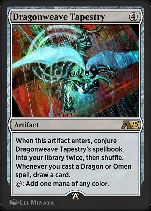 Dragonweave Tapestry highlighted card art