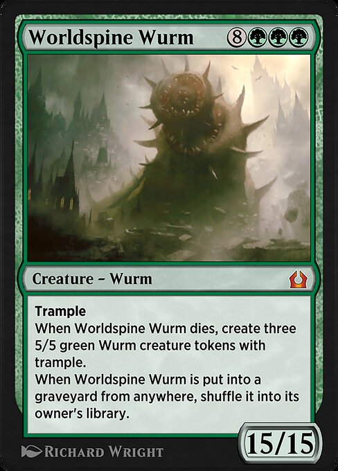 Worldspine Wurm from Explorer Anthology 3
