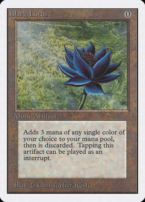 Black Lotus from Unlimited Edition