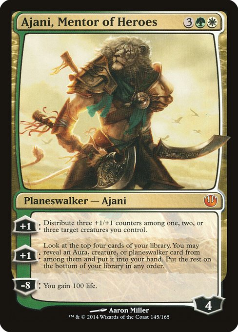 Ajani, Mentor of Heroes from Journey into Nyx