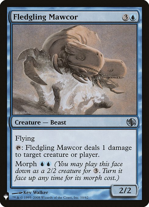 Fledgling Mawcor highlighted card art