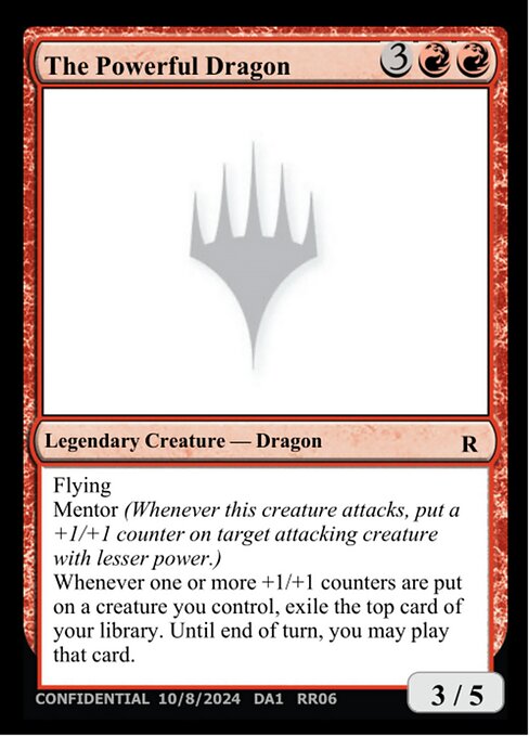 The Powerful Dragon highlighted card art
