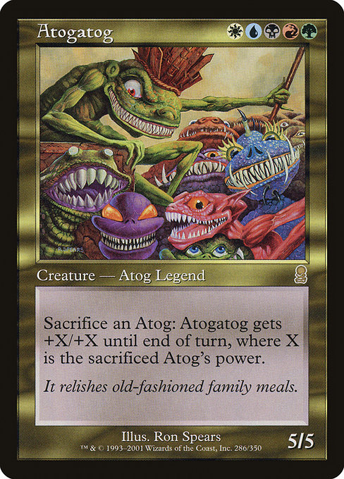 Atogatog highlighted card art