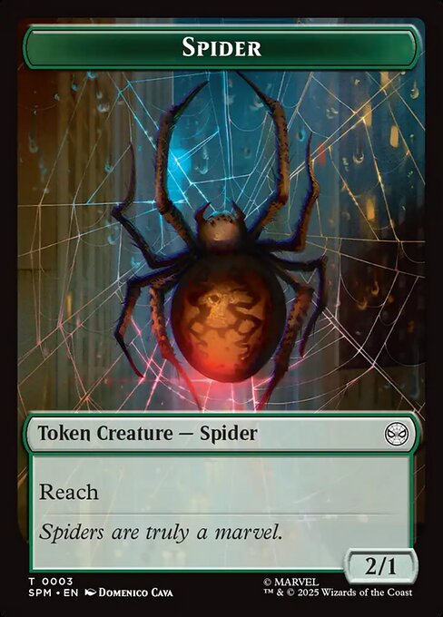 Spider highlighted card art
