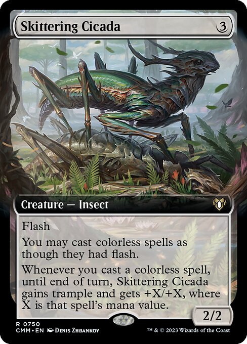 Skittering Cicada highlighted card art
