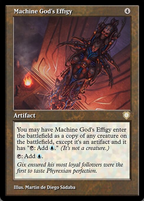 Machine God's Effigy highlighted card art