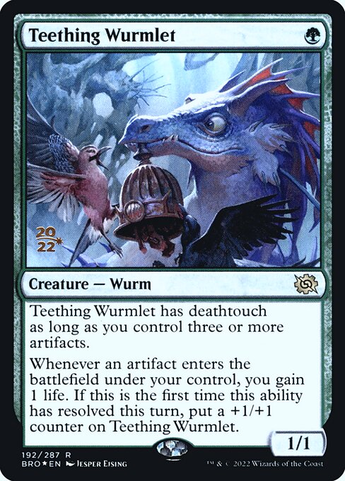 Teething Wurmlet from The Brothers' War Promos