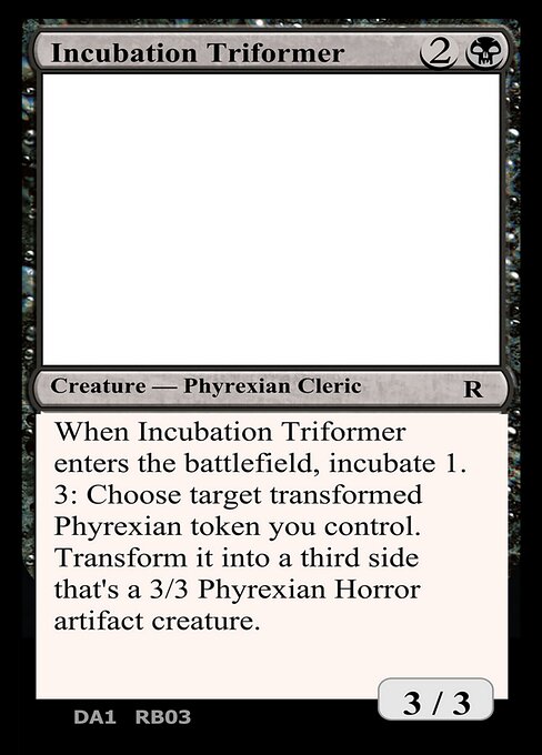 Incubation Triformer highlighted card art