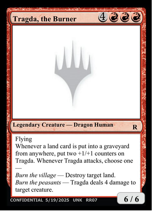 Tragda, the Burner from Unknown Event
