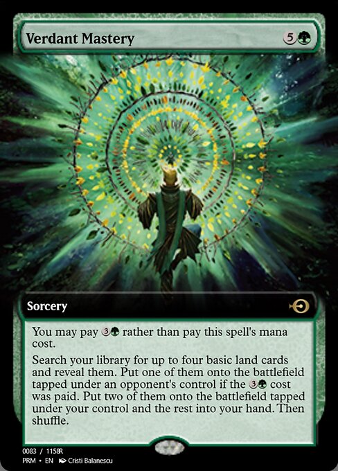 Verdant Mastery highlighted card art