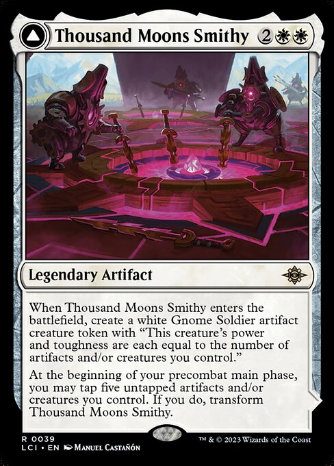 Thousand Moons Smithy // Barracks of the Thousand from The Lost Caverns of Ixalan