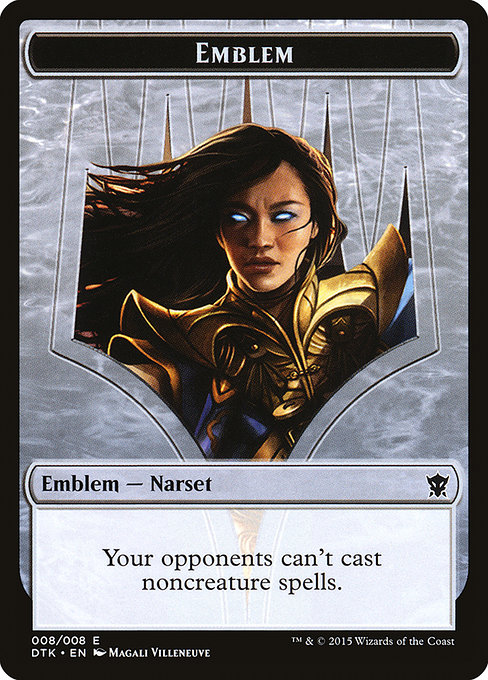Narset Transcendent Emblem highlighted card art