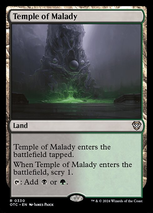 Temple of Malady from Outlaws of Thunder Junction Commander