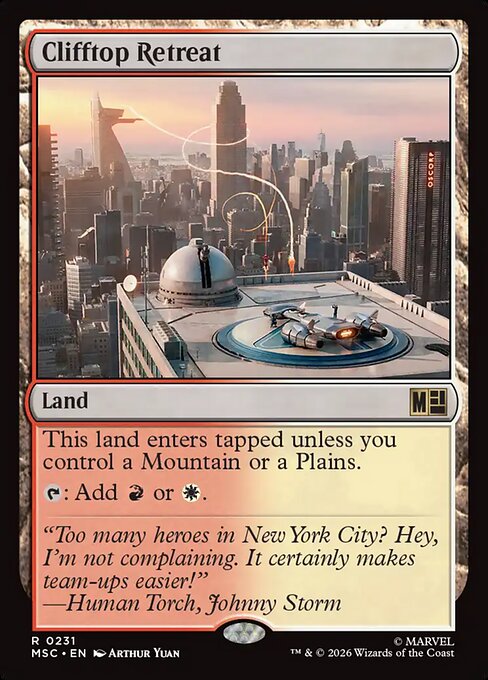 Clifftop Retreat from Marvel Super Heroes Commander